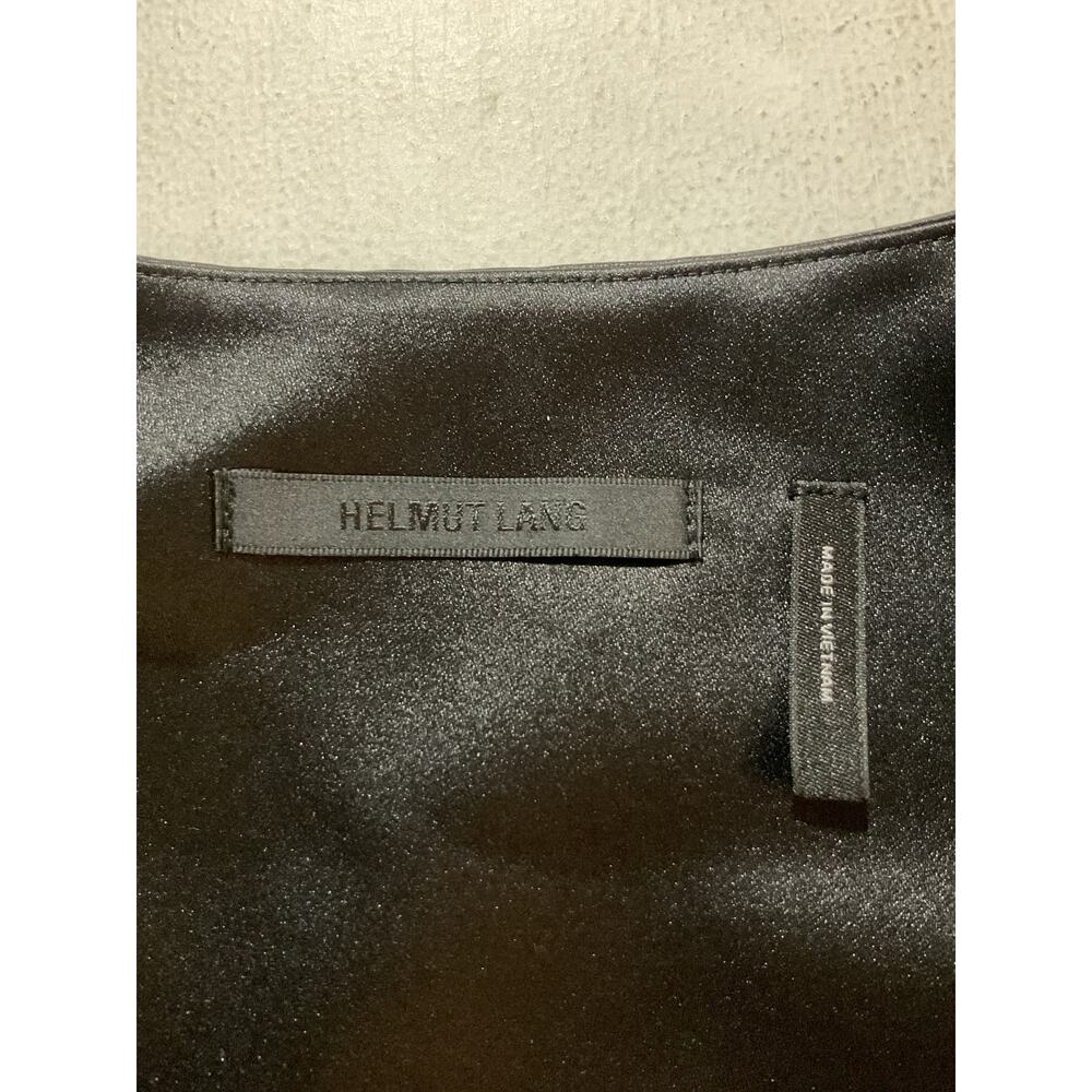 Helmut Lang 'Tux' Black Wool Vest Size 4 - image 4
